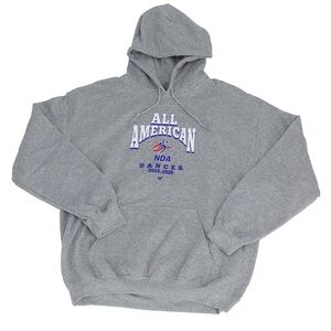 All American Gray Pullover Hoodie with NDA Dancer Graphic